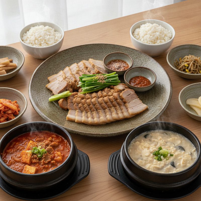한방수육+찌개2인+공기밥2인